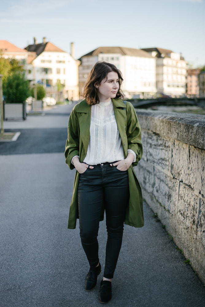 look trench vert (6 sur 18)