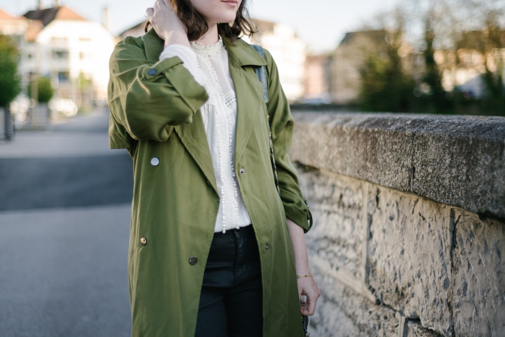 look trench vert (9 sur 18)