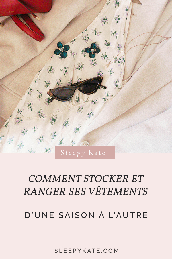 Comment ranger et stocker ses vêtements d'une saison à l'autre - Sleepy Kate