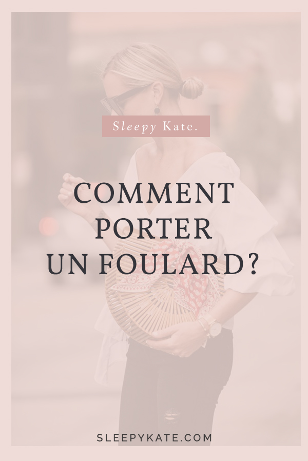 Si je devais choisir qu'un seul accessoire ce serait bien le foulard! Mes tenues sont souvent simples. Du coup, c'est un bon moyen d'apporter une petite touche originale et colorée à mes looks. Mais comment porter un foulard avec style? #modefemmes #foulard