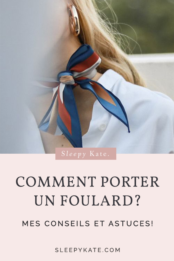 Si je devais choisir qu'un seul accessoire ce serait bien le foulard! Mes tenues sont souvent simples. Du coup, c'est un bon moyen d'apporter une petite touche originale et colorée à mes looks. Mais comment porter un foulard avec style? #modefemmes #foulard