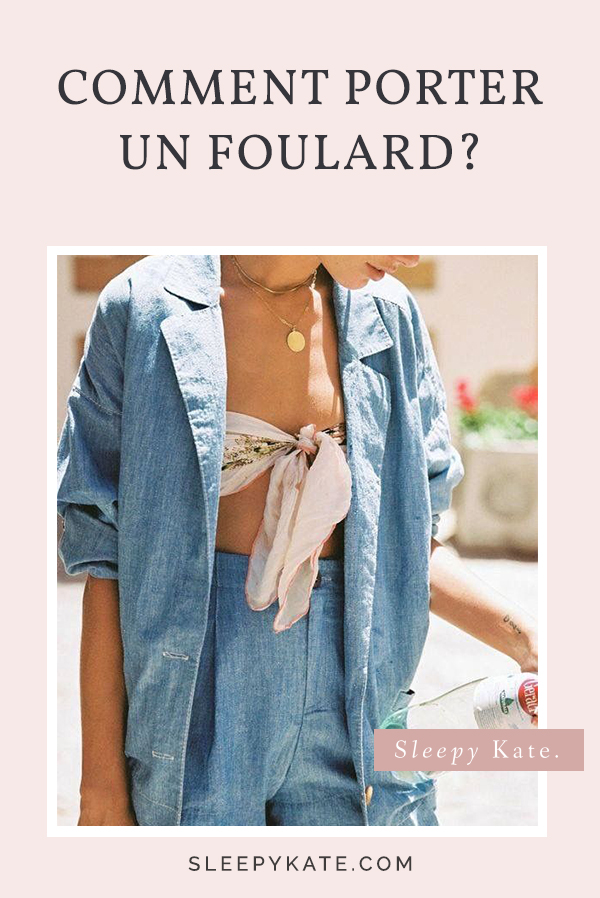 Si je devais choisir qu'un seul accessoire ce serait bien le foulard! Mes tenues sont souvent simples. Du coup, c'est un bon moyen d'apporter une petite touche originale et colorée à mes looks. Mais comment porter un foulard avec style? #modefemmes #foulard