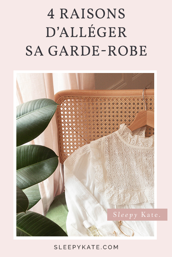 Aujourd'hui, je vous présente mes 4 raisons pour alléger sa garde-robe. Vous en avez marre et perdez le goût de vous habillez? Cet article est pour toi! #capsulewardrobe #garderobecapsule #buyless #style #modefemme